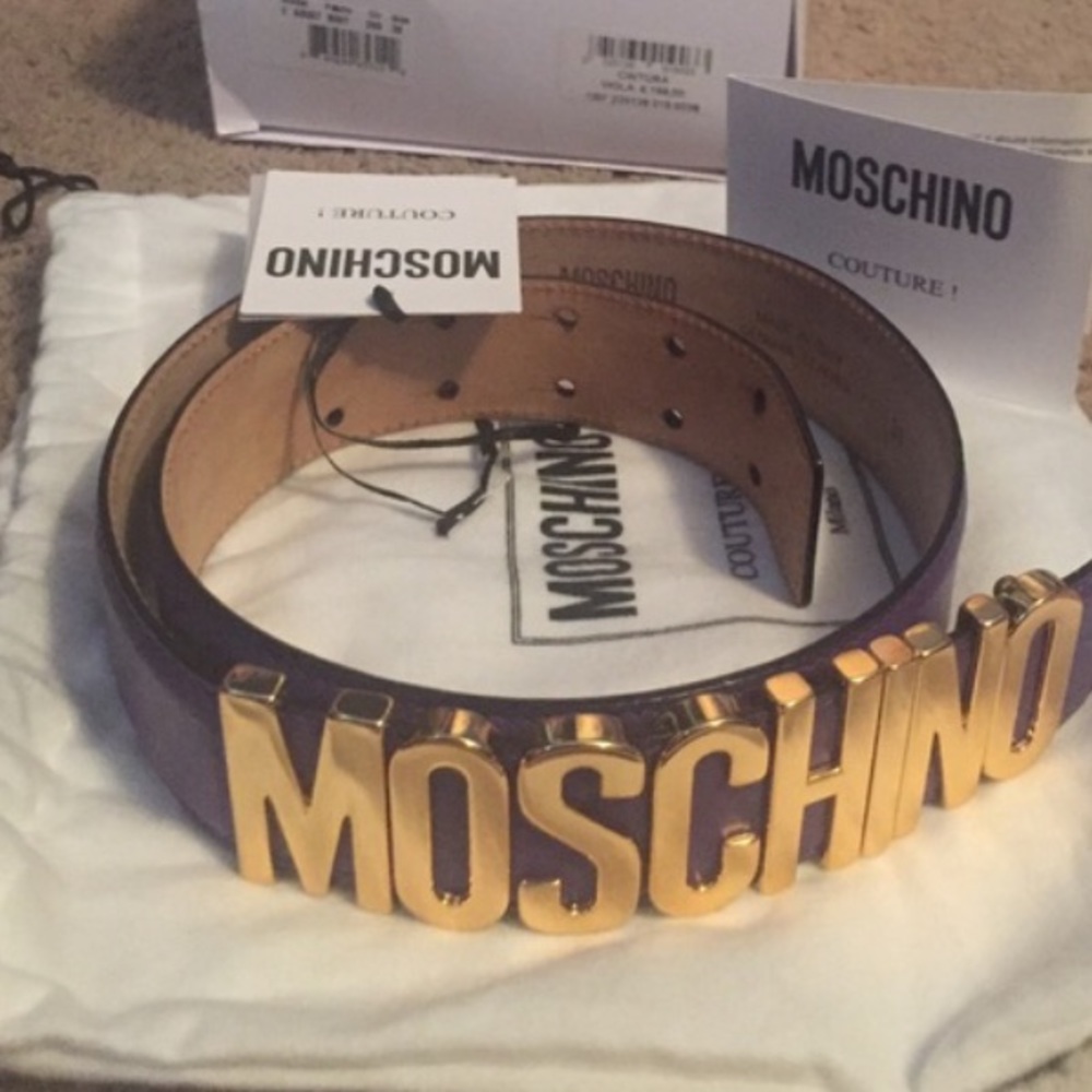 Moschino Belt. Brand New. PRICE FIRM